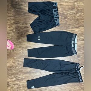 Under armour slides. Youth small